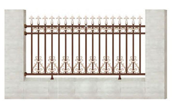 WL-17905護欄（名流深咖+藝術金黃）