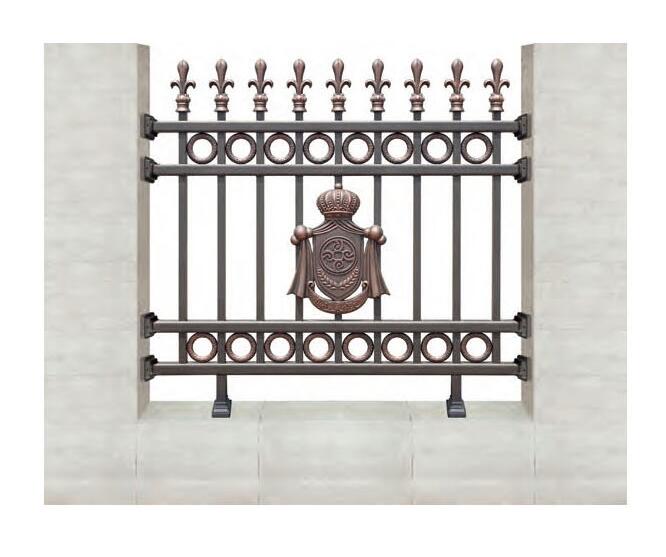 WL-19101護(hù)欄（名流銀咖+藝術(shù)淺紅）