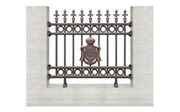 WL-19101護欄（名流銀咖+藝術淺紅）