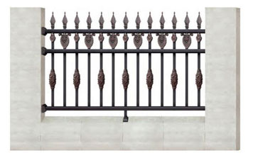 WL-19106護欄（名流銀咖+藝術淺紅）