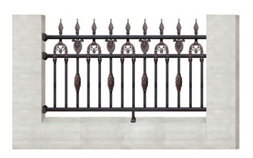 WL-19103護欄（名流銀咖+藝術淺紅）