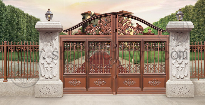豪華庭院大門