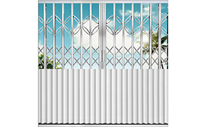 不銹鋼拉閘門(mén) - 半封板拉閘門(mén)