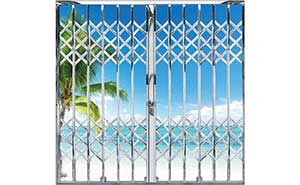 加強(qiáng)直欖花型拉閘門