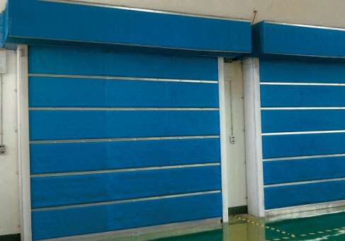 雙軌無機(jī)布防火卷簾門HR-JM3D型