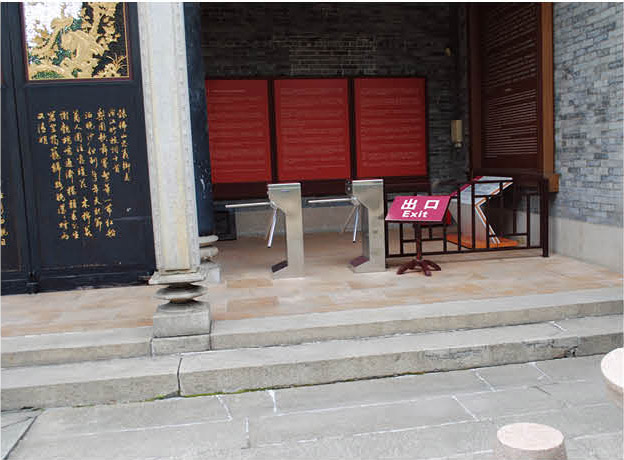 博物館人行通道閘工程案例 - 中出網(wǎng)-智能出入口與停車(chē)充電門(mén)戶