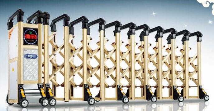 門(mén)之門(mén)F825白橡木電動(dòng)伸縮門(mén)