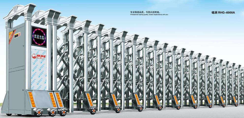 不銹鋼伸縮門 - 銘潤精拋不銹鋼伸縮門