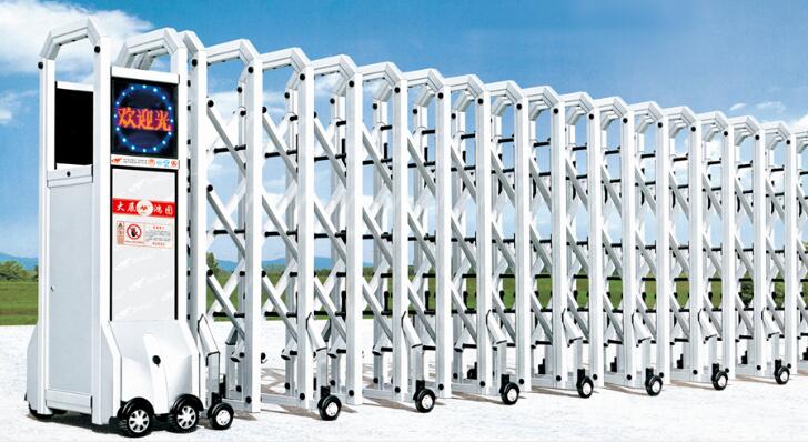 豪華鋁合金電動(dòng)伸縮門(mén)