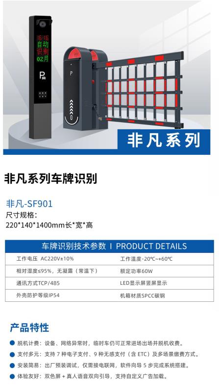 非凡系列車牌識別-SF901