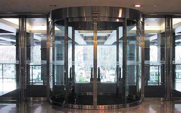 弧形自動(dòng)門-全圓雙對開