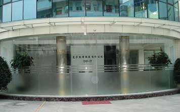 自動弧形門 - 弧形自動門-全玻璃