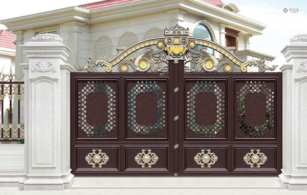 喜迎鄭州出安智能鋁藝大門進(jìn)駐鄭地美景東望