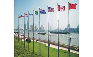 鋁合金電動旗桿Q800-G