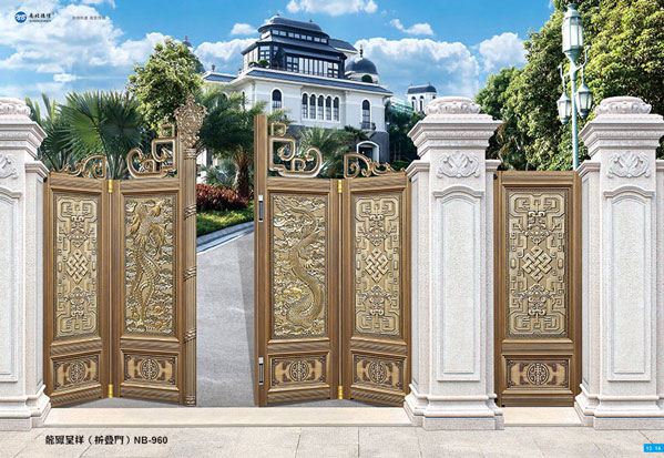 濟(jì)寧出安智能別墅鋁藝大門(mén)入選濟(jì)寧京杭?新都匯項(xiàng)目