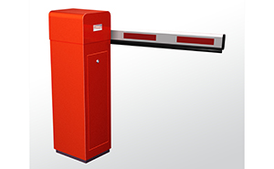 濟寧京杭假日飯店大門口安裝上濟寧出安智能道閘 