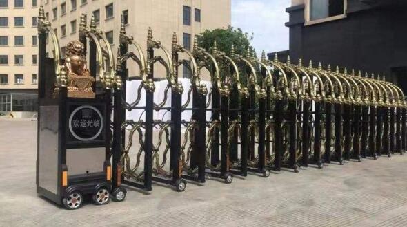 淮礦東方禾苑一直信賴嘉興出安智能電動(dòng)伸縮門