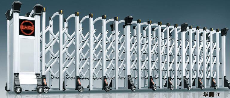 滄州出安智能伸縮門成功牽手保利拉菲公館