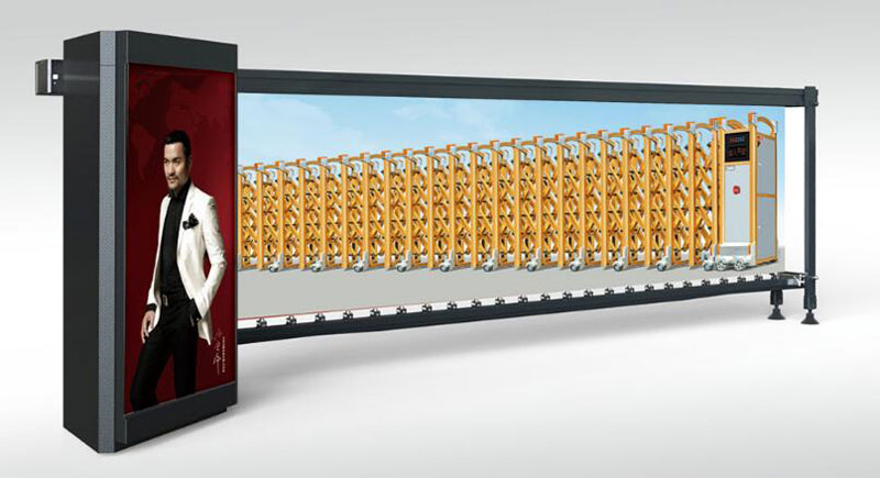 滄州出安智能道閘在石山新天地的工程驗收