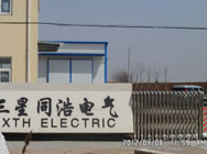 滄州出安智能伸縮門進(jìn)駐三星同浩電氣大門口