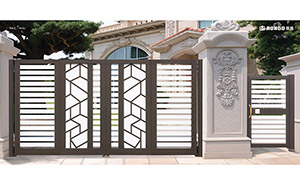 智能懸浮折疊門001