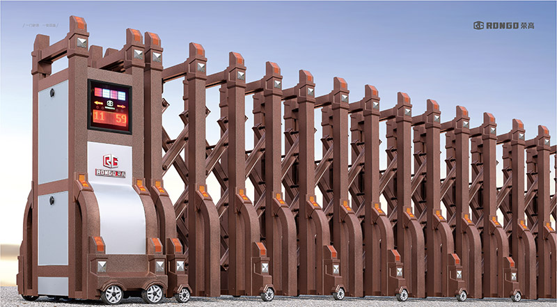 輝騰002B鋁合金伸縮門