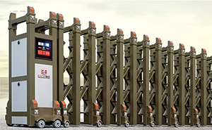 鋁合金伸縮門(mén) - 輝騰003C鋁合金伸縮門(mén)