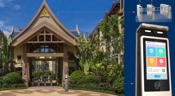 社區(qū)大門部署示意圖