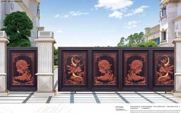 豪華平移庭院大門PY3003