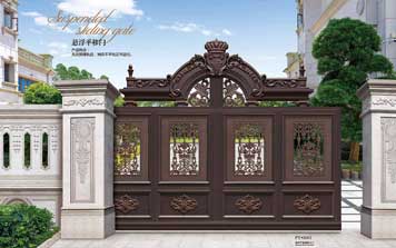 庭院別墅大門 - 懸浮平移庭院大門PY3001