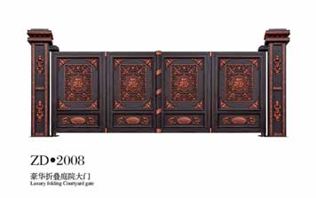 豪華折疊庭院大門ZD2008