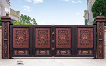 豪華折疊庭院大門ZD2006