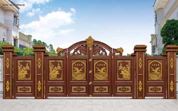 豪華折疊庭院大門ZD2002