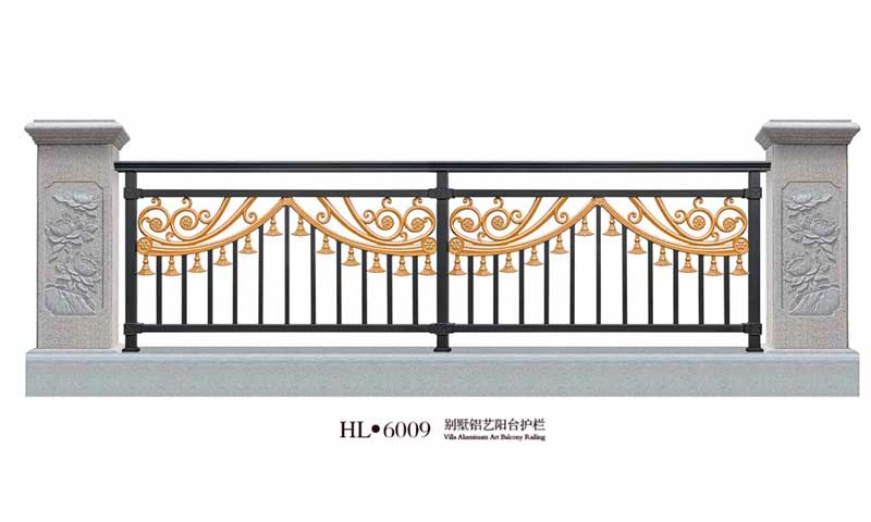 別墅鋁藝陽臺護欄HL6009
