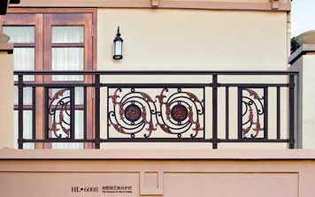 別墅鋁藝陽臺(tái)護(hù)欄HL6008