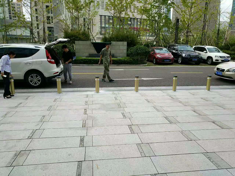 湖州出安智能升降柱進駐湖州百合公寓物業(yè)服務中心