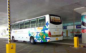 珠海機場大巴通道直桿道閘案例