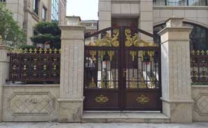 御景天下庭院大門及護(hù)欄案例