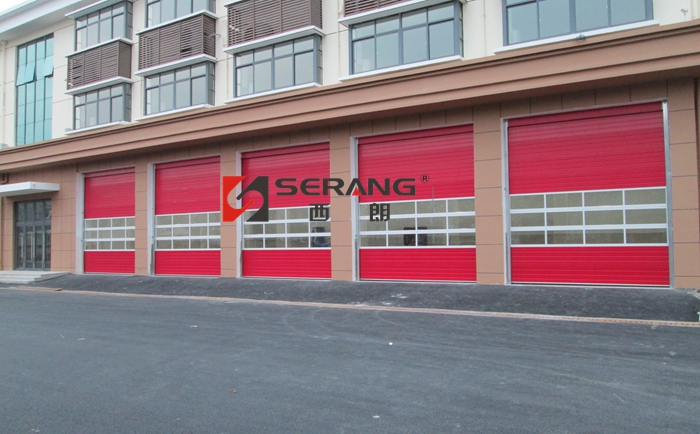 南通瞬間開啟的消防站硬質(zhì)快速卷簾門