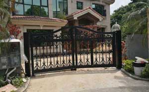 通遼阿利坦?銀河灣懸浮折疊門案例