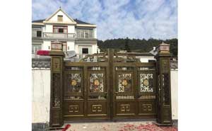 松原華洲?御墅灣別墅大門案例