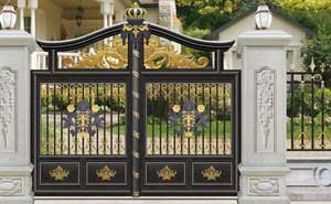 寧德碧城云庭鋁藝大門案例