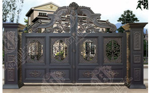 庭院別墅大門(mén) - 鋁藝庭院門(mén)-JT-DM011