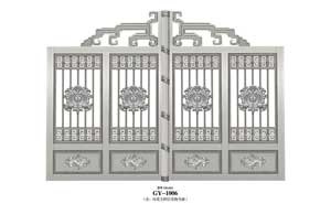 鋼藝大門 - 鋼藝庭院門-GY-1006
