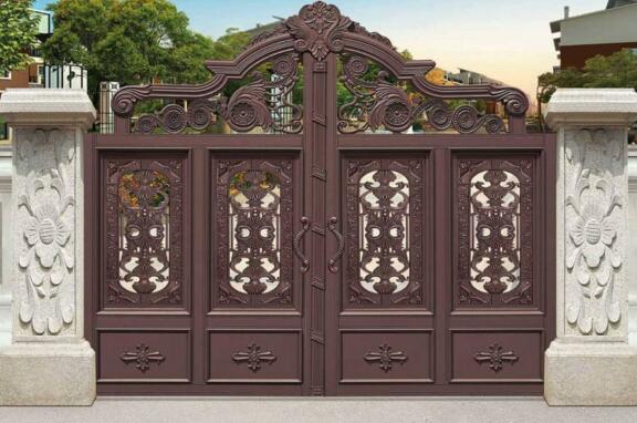 秦皇島別墅鋁藝大門