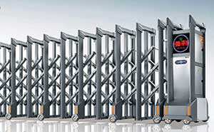 門之神H96-A（灰色）鋁合金伸縮門