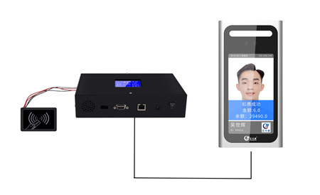 YK3212RC測溫人臉消費機方案