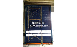 維達(dá)（成都）紙業(yè)快速堆積門工程案例 - 中出網(wǎng)-智能出入口與停車充電門戶