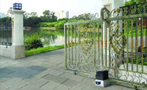 西湖湖景別墅開門機(jī)案例