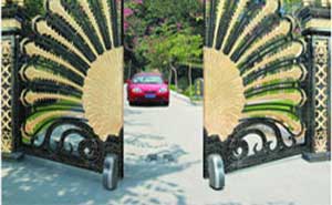 浙江東陽畔山豪宅開門機(jī)案例